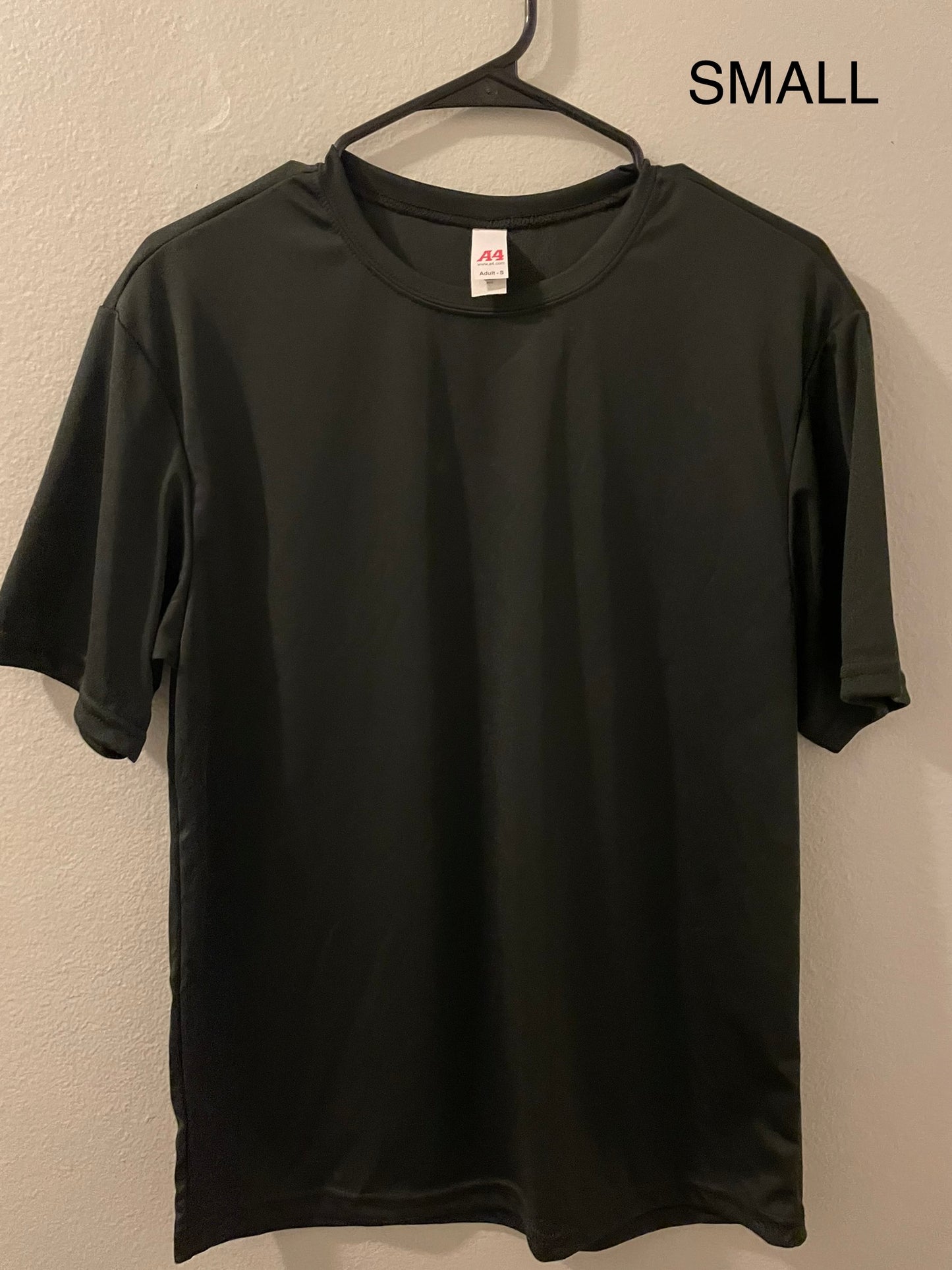 A4 Drifit Black Tee