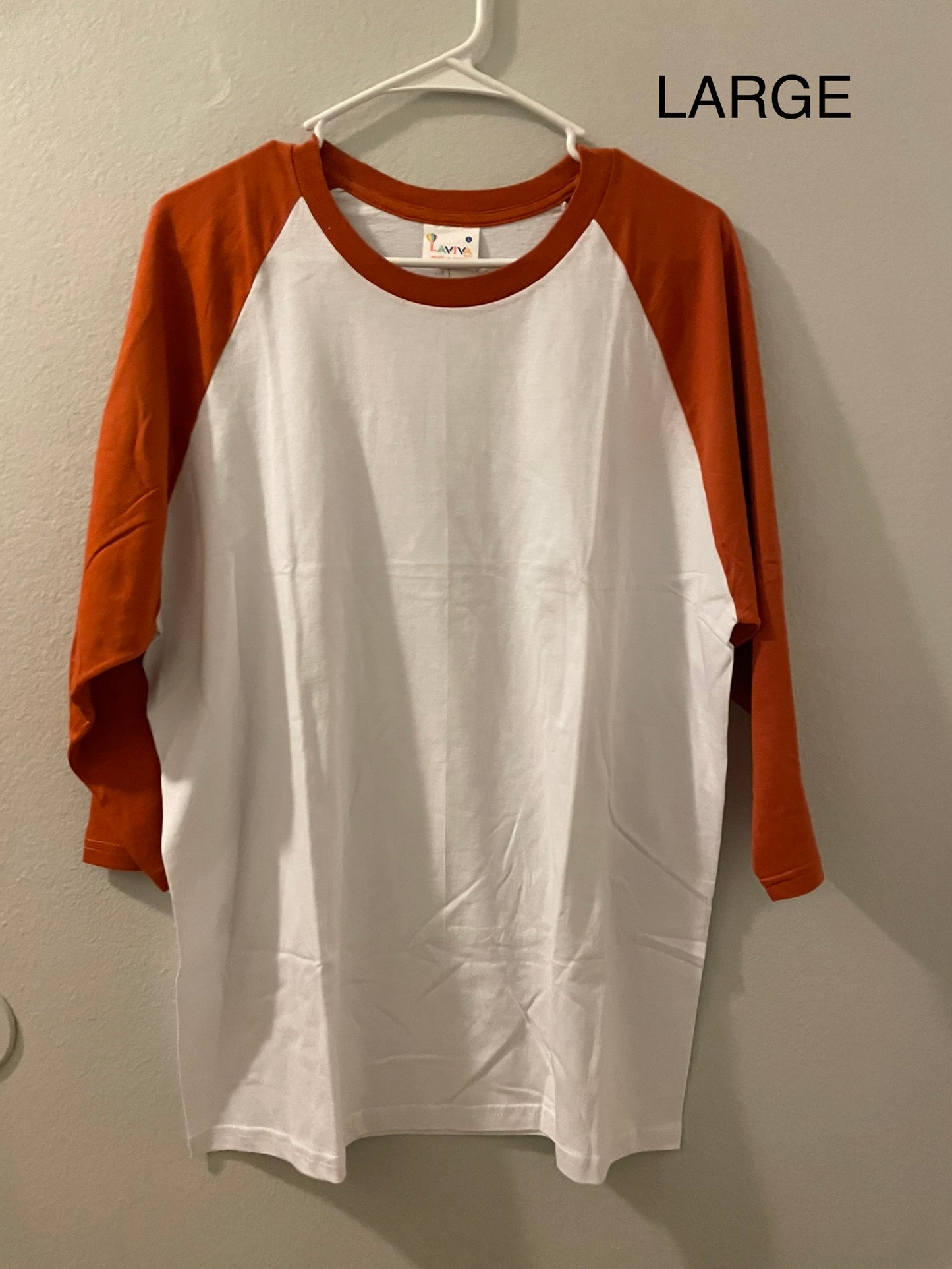 Laviva Raglan Tee (White/Mustard)