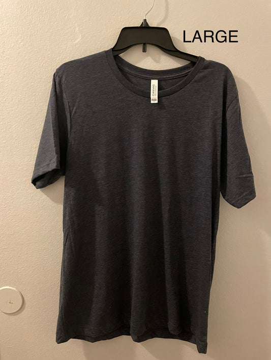 BellaCanvas Heather Dark Grey Tee