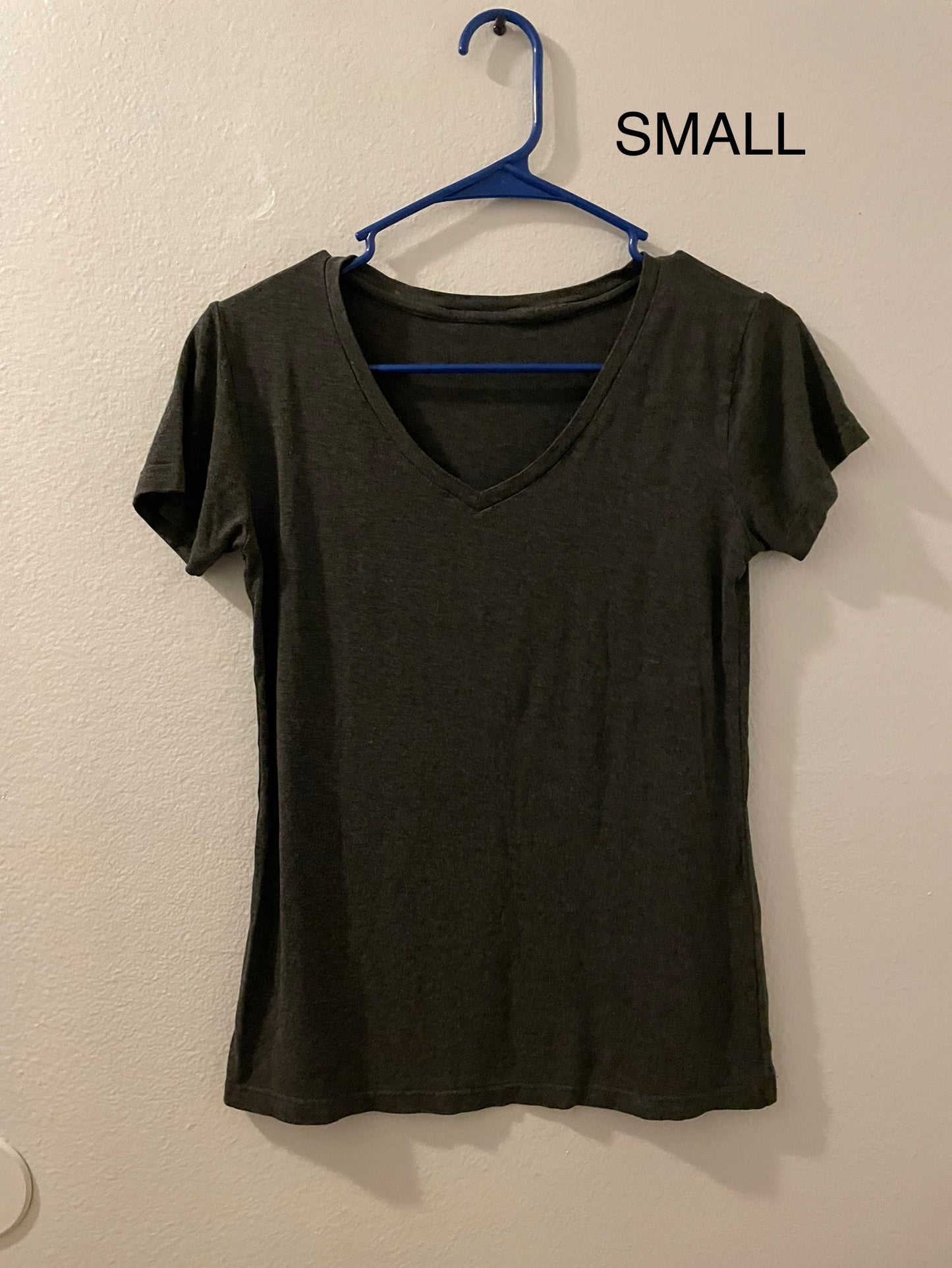 Laviva Dark Grey Vneck Tee