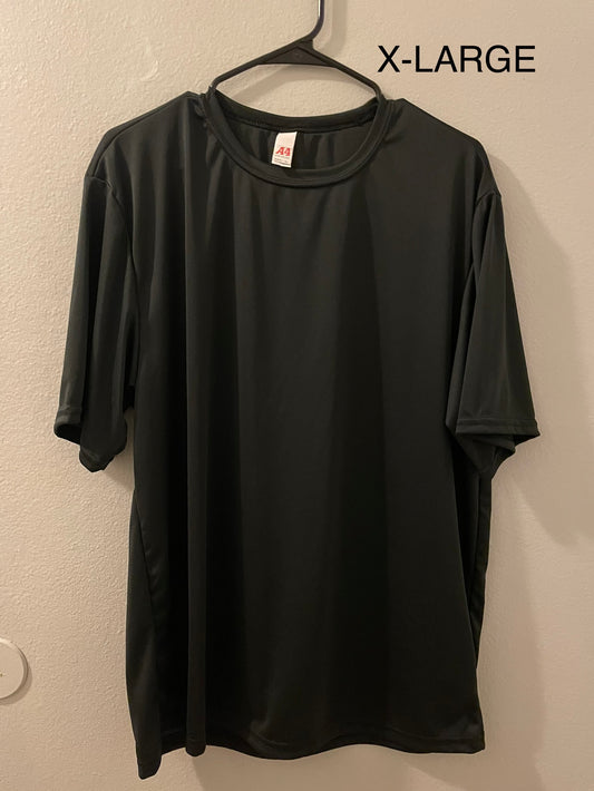 A4 Drifit Black Tee