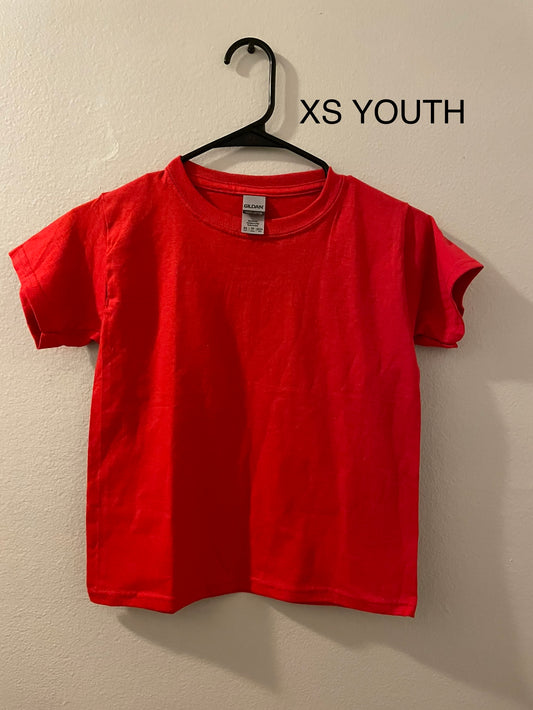 Gildan Red Youth Tee