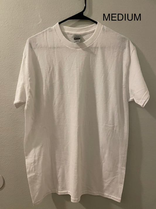 Gildan White Tee