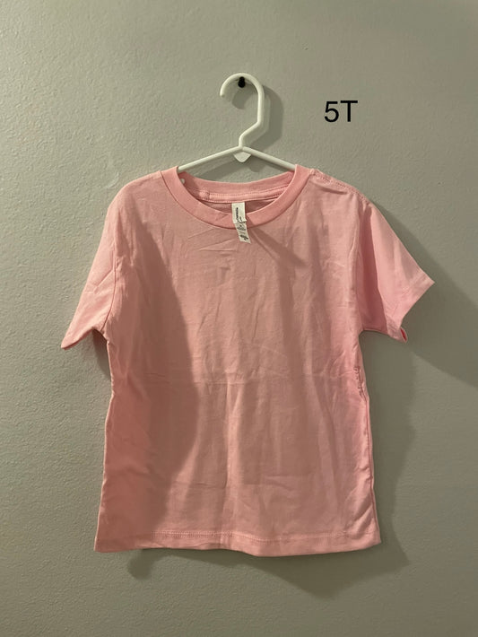 Bella Canvas Pink Youth Tee