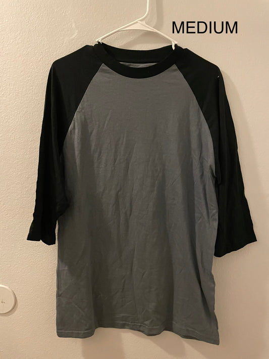 Laviva Raglan Tee (Gray/Black)